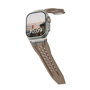 UAG UAG Apple Watch 49/46/45/44mm用 MONARCH ストラップ ダークアース/チタン UAG-AWLP-DE/TI-イメージ4