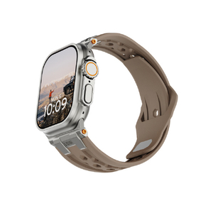 UAG UAG Apple Watch 49/46/45/44mm用 MONARCH ストラップ ダークアース/チタン UAG-AWLP-DE/TI-イメージ5