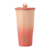 KOTANI金属工業 ストロータンブラー 470ml TYESO グラデーションレッド KT01-01006-255