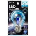 エルパ LED電球 E26口金 (7．2W装飾電球タイプ) 青色 elpaball mini 青 LDA1CB-G-G558