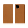 SLG Design iPhone 11 Pro用ケース Calf Skin Leather Diary キャメル SD17888I58R