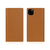 SLG Design iPhone 11 Pro用ケース Calf Skin Leather Diary キャメル SD17888I58R-イメージ1