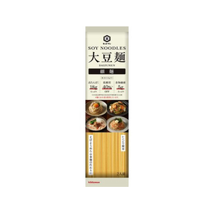 キッコーマン 大豆麺 細麺 2人前 124g FC715TD-イメージ1