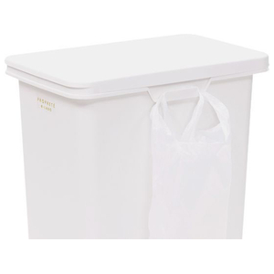 天馬 ペダル式 ゴミ箱 フタ キャスター付き 30L ホワイト FCE446W-ELP-PP30-イメージ9