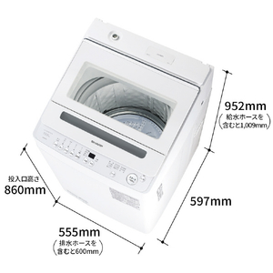 シャープ 10．0kgインバーター全自動洗濯機 ホワイト系 ES-GV10K-W-イメージ2