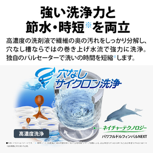 シャープ 10．0kgインバーター全自動洗濯機 ホワイト系 ES-GV10K-W-イメージ5