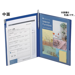 コクヨ ライティングホルダー A4タテ ダークグレー F892210-ﾖﾊ-BK50DM-イメージ3
