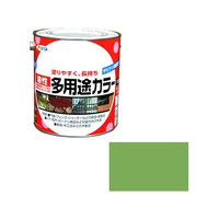 アサヒペン 油性多用途カラー 1.6L 若草色 FC520NS