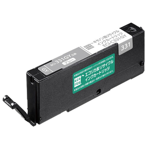 エコリカ BCI-331GY互換リサイクルインクカートリッジ グレー ECI-C331GY エコリカ BCI-331GY互換リサイクルインクカートリッジ グレー ECI-C331GY