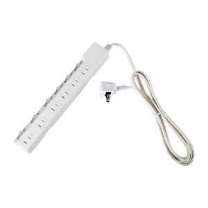 エルパ 耐雷電源タップ6個口2m ホワイト WLK-R62SW-イメージ8