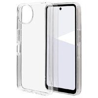 ラスタバナナ AQUOS wish5用ハイブリッドケース TPU×PC クリア 8823AW5HPCL