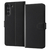 レイアウト Galaxy S21 5G用耐衝撃 手帳型ケース シンプル マグネット ブラック/ブラック RT-GS21ELC1/BB-イメージ1