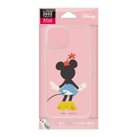 PGA iPhone 14用クリアタフケース Disney ミニーマウス PG-DPT22K02MNE