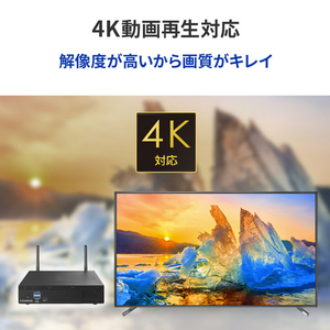 I・Oデータ Windows 11 IoT Enterprise搭載 サイネージ用miniPC MPC-NCI3W2-イメージ4