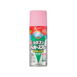 カンペハピオ 油性シリコンラッカースプレー ピンク 300ml FCB069N-イメージ1