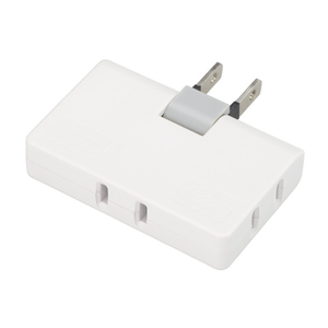 ヤザワ コーナータップ(3個口) ホワイト Y02ELPC300WH-イメージ1