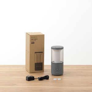リズム 加湿器 MIST Mini2 ライトグレー 9YY030RH82-イメージ2