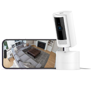 Ring 首振り機能付きインドアカム  Pan-Tilt Indoor Cam Ring 首振り機能付きインドアカム ブラック - 左右360° 上下169