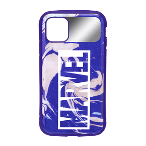 PGA iPhone 12 mini用ハイブリッドタフケース Premium Style ロゴパープル PG-DPT20F25MVL-イメージ1