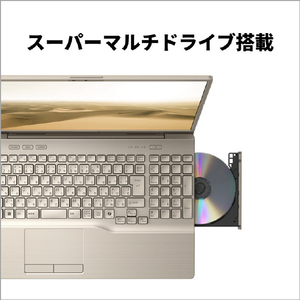 富士通 ノートパソコン FMV AH Series ベージュゴールド FMVA50J3G-イメージ8