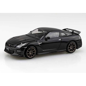 アオシマ ニッサン R35 NISSAN GT-R 2024(メテオフレークブラックパール) 楽プラ スナップキット No.3-MB Aﾗｸﾌﾟﾗ03MBR35GTRMﾌﾞﾗﾂｸ-イメージ2
