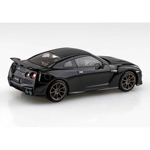 アオシマ ニッサン R35 NISSAN GT-R 2024(メテオフレークブラックパール) 楽プラ スナップキット No.3-MB Aﾗｸﾌﾟﾗ03MBR35GTRMﾌﾞﾗﾂｸ-イメージ3