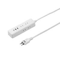 ヤザワ USBタップ6個口PD20W1．5m ホワイト H49015PD20WH