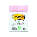3M ポスト・イット ふせん小 再生紙 75×14mm ピンク 4冊 F867993-560RP-P