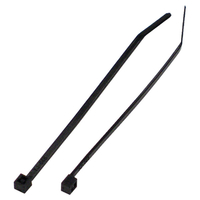 アイネックス ケーブルバンド(10cm) 30本入 ブラック KC-006B-BK