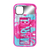 PGA iPhone 12 mini用ハイブリッドタフケース Premium Style ロゴピンク PG-DPT20F26MVL-イメージ1