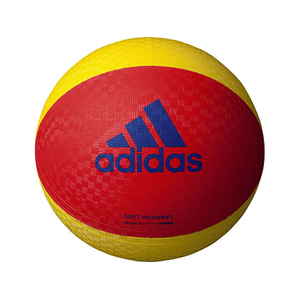 ａｄｉｄａｓ ソフトバレーボール 赤×黄 FCJ028D-AVSRY-イメージ1