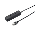 ヤザワ USBタップ6個口PD20W1．5m ブラック H49015PD20BK