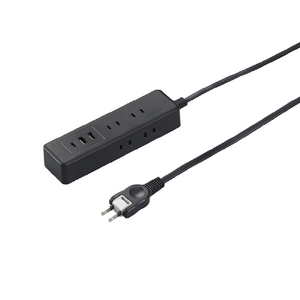 ヤザワ USBタップ6個口PD20W1．5m ブラック H49015PD20BK-イメージ1