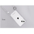 PHONECKLACE iPhone 14 Plus用チェーンショルダーストラップ付きクリアケース シルバー PN23892I14MSV-イメージ6