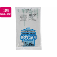 ジャパックス 市川市指定 燃やすごみ用 45L 10枚×60P FC371RG-ICJ85