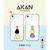 AKAN iPhone SE(第3世代)/SE(第2世代)用クリアケース ファンタジー アリス AK18892I9-イメージ2