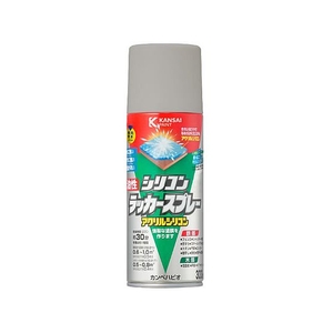 カンペハピオ 油性シリコンラッカースプレー ライトグレー 300ml FCB070N-イメージ1