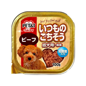 ペットアイ いつものごちそう 成犬用 ビーフ 100g FCE097N-イメージ1