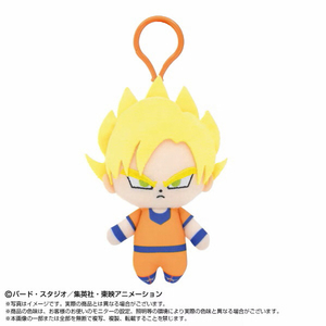 バンダイヌイ プラフックつきChibiぬいマスコット 超サイヤ人孫悟空 超サイヤ人孫悟空 CHIBIﾇｲﾏｽｺﾂﾄSｻｲﾔｼﾞﾝｿﾝｺﾞｸｳ-イメージ1