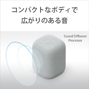 SONY ワイヤレスポータブルスピーカー LinkBuds Speaker ライトグレー SRS-LS1 H-イメージ8