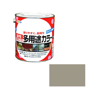 アサヒペン 油性多用途カラー 1.6L ライトグレー FC522NS