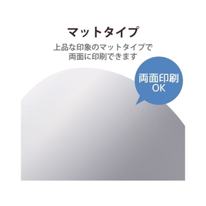 エレコム レーザープリンター用マット紙 A4 50枚 FC312PX-ELK-MUN2A450-イメージ5