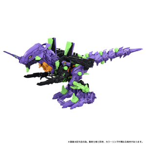 30周年を迎えるエヴァンゲリオンとゾイドがコラボレーション!ネルフによってカスタムを施されたゼノレックスがエヴァと共に第三新東京市を守る世界観を表現。 ●エヴァンゲリオン初号機を模した装備を施されたゼ