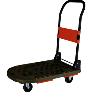 トラスコ 樹脂台車 カルティオ ７８０Ｘ４９０ 折畳 オリーブドラブ 完成品 MPK-780-OD-イメージ1
