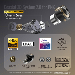 AVIOT AVIOT トゥルｰワイヤレスイヤホン ピエール中野 ブラック TE-W2-PNK-イメージ8