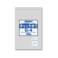 スワン チャック付きポリ袋 チャックポリ G-4 B6用 100枚 FC878SA-006656026