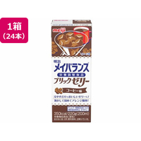 明治 メイバランスブリックゼリー コーヒー味 220g×24本 FCJ409E