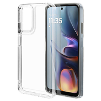 ラスタバナナ moto g05用ハイブリッドケース TPU×PC クリア 8828MG05HPCL