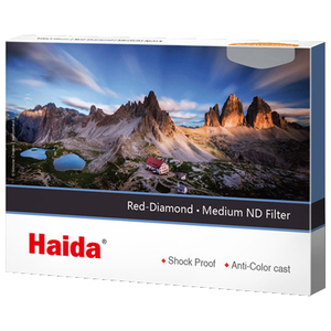 HAIDA レッドダイヤモンド ミディアムグラデーション ND1．2 フィルター(100×150mm) RDﾀﾞｲﾔ100ﾐﾃﾞｨｱﾑGRDND1.2-イメージ5