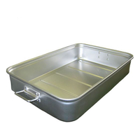 中尾アルミ製作所 アルマイト 手付 キングボックス 番重 特大 120mm FC169KZ-0308700